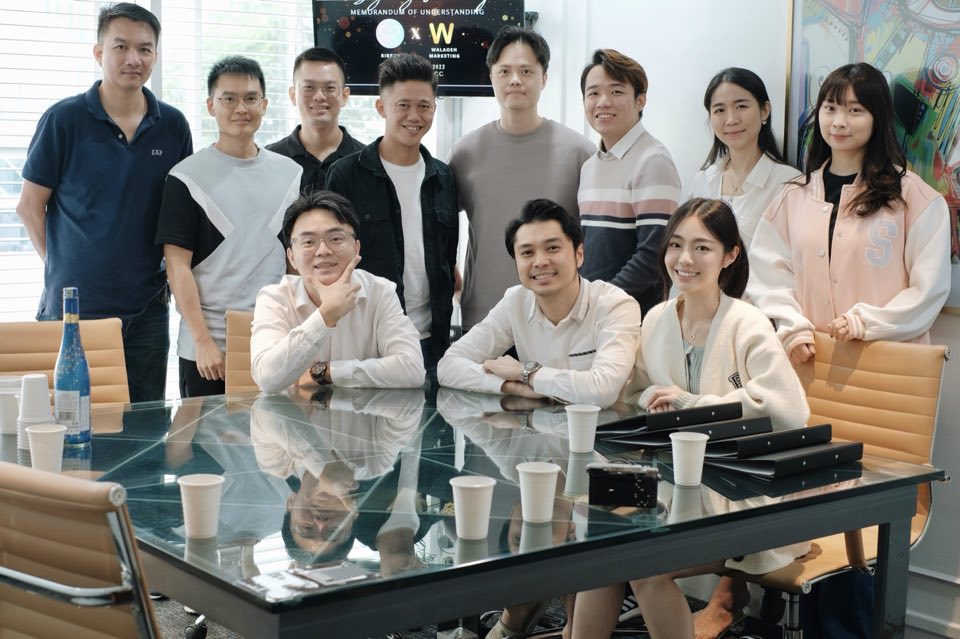 Ribbon team group photo at a community gathering